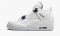 Air Jordans 4 Retro Metallic Purple