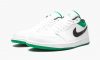 Air Jordan 1 Low White Lucky Green Black
