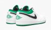 Air Jordan 1 Low White Lucky Green Black