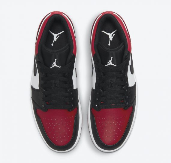 Air Jordan 1 Low Bred Toe