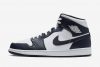 Air Jordan 1 Mid In Navy And Gold