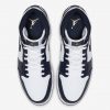 Air Jordan 1 Mid In Navy And Gold