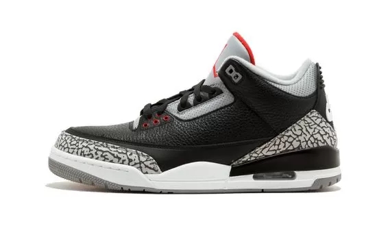 Air Jordans 3 Retro High OG "Black Cement"