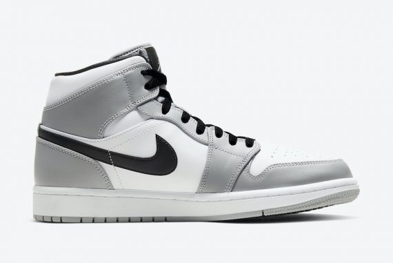 Air Jordan 1 Mid Light Smoke Grey