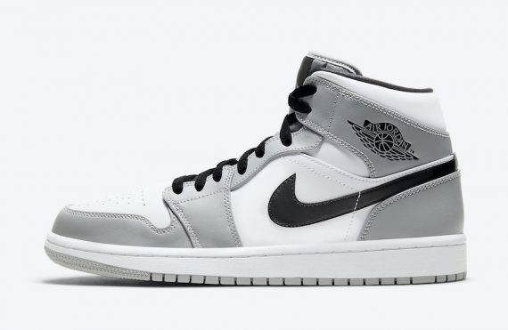 Air Jordan 1 Mid Light Smoke Grey
