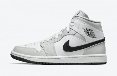 Jordan 1 Mid Light Smoke Grey