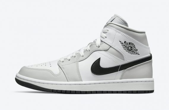 Jordan 1 Mid Light Smoke Grey