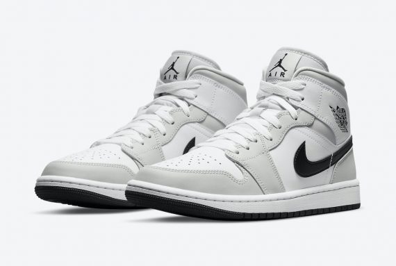 Jordan 1 Mid Light Smoke Grey