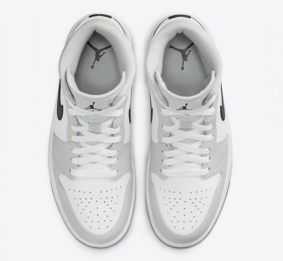 Jordan 1 Mid Light Smoke Grey