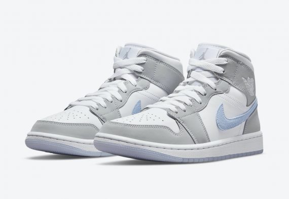 Air Jordan 1 Mid WMNS Wolf Grey