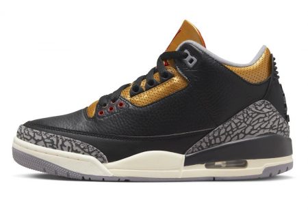 Women Air Jordan 3 WMNS Black Gold