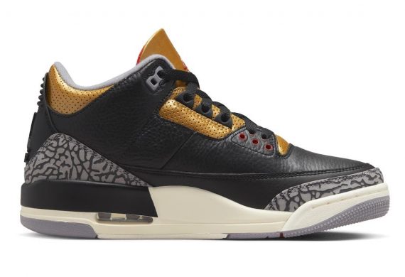 Women Air Jordan 3 WMNS Black Gold