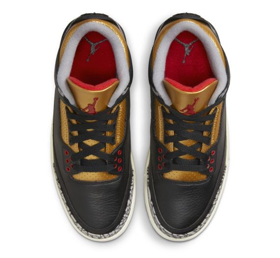 Women Air Jordan 3 WMNS Black Gold