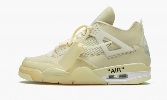 Air Jordans 4 Sail OW
