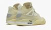 Air Jordans 4 Sail OW