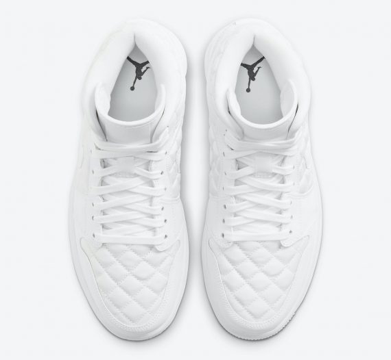 Air Jordan 1 Mid SE White Quilted