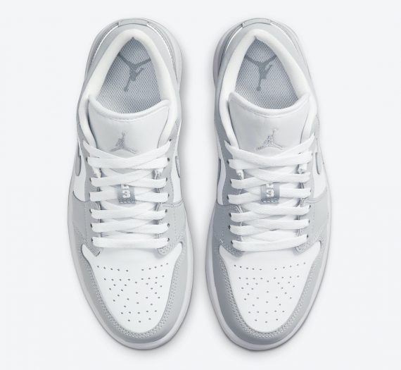 Women Air Jordan 1 Low WMNS Wolf Grey