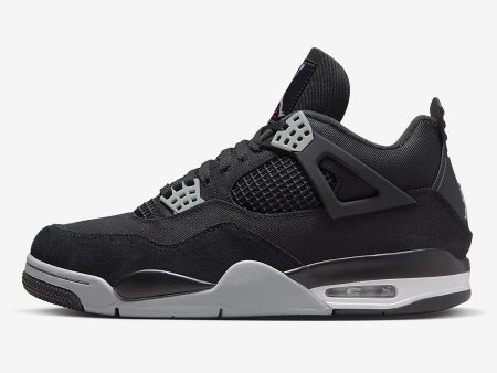 Air Jordan 4 "Black Canvas"