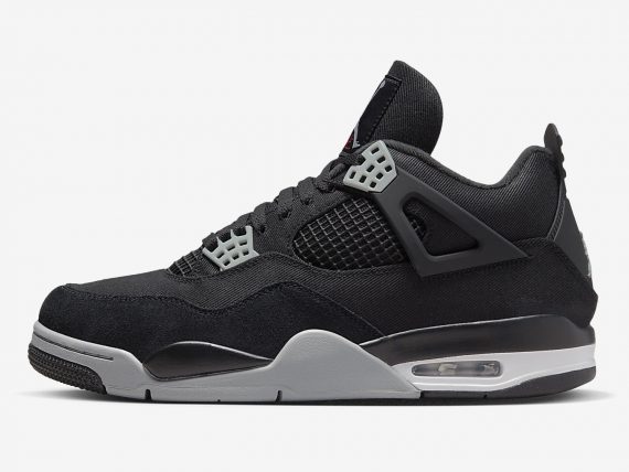 Air Jordan 4 "Black Canvas"