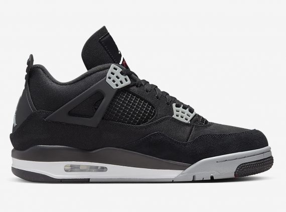 Air Jordan 4 "Black Canvas"