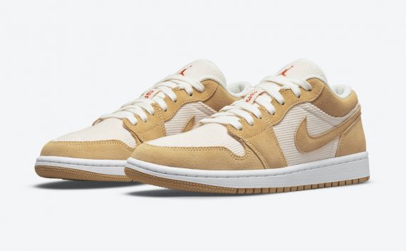Jordan 1 Low SE Twine Orange Quartz Corduroy