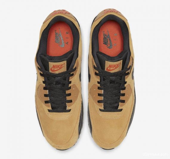 Air Max 90 Wheat Suede Black