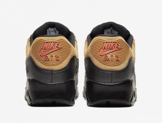 Air Max 90 Wheat Suede Black
