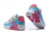 Air Max 90 White Vivid Pink Light Blue Fury
