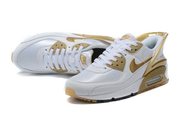 Air Max 90 Flyease White Gold