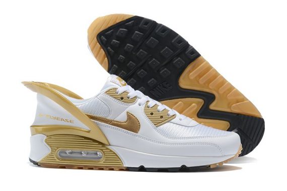Air Max 90 Flyease White Gold