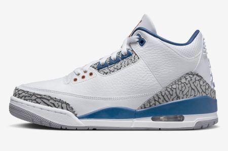 Air Jordan 3 Wizards White True Blue