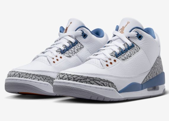Air Jordan 3 Wizards White True Blue