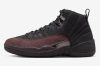 A Ma Mani??re x Air Jordan 12 Black Burgundy Crush