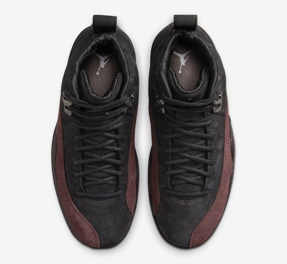 A Ma Mani??re x Air Jordan 12 Black Burgundy Crush