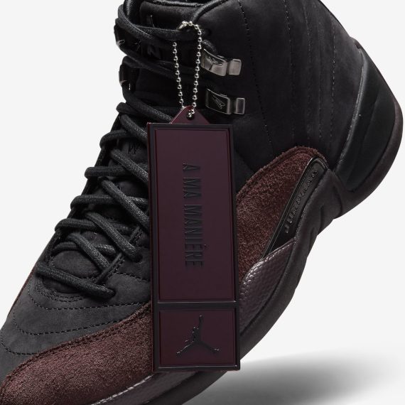 A Ma Mani??re x Air Jordan 12 Black Burgundy Crush