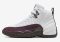 A Ma Mani??re x Air Jordan 12 White Burgundy Crush
