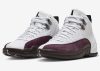 A Ma Mani??re x Air Jordan 12 White Burgundy Crush