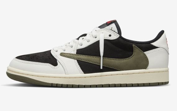 Travis Scott x Air Jordan 1 Low OG Medium Olive