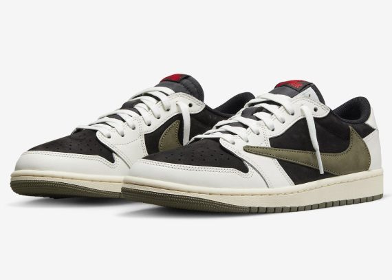 Travis Scott x Air Jordan 1 Low OG Medium Olive