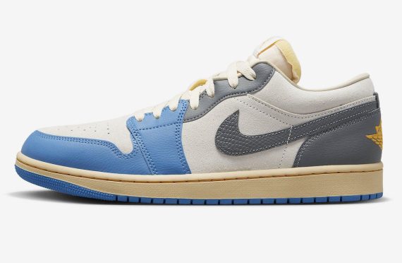 Air Jordan 1 Low Vintage UNC Grey University Blue