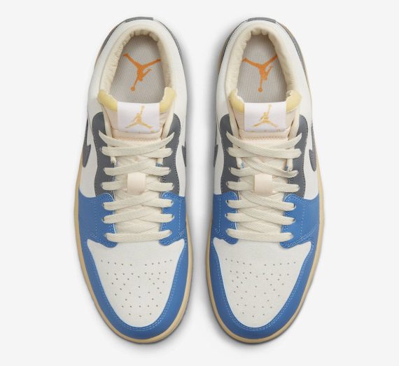 Air Jordan 1 Low Vintage UNC Grey University Blue