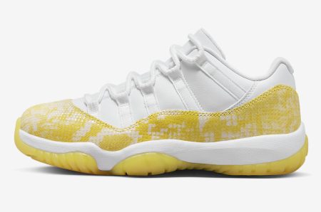Air Jordan 11 Low WMNS Yellow Snakeskin