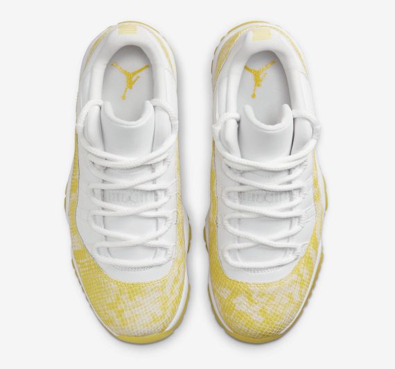 Air Jordan 11 Low WMNS Yellow Snakeskin