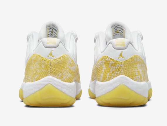 Air Jordan 11 Low WMNS Yellow Snakeskin