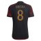 2022 Leon Goretzka #8 Germany Away Jersey