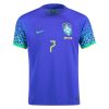 2022 Lucas Paqueta #7 Brazil Away Jersey