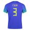 2022 Thiago Silva #3 Brazil Away Jersey