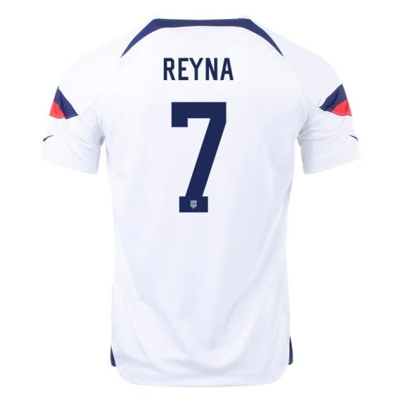 2022 Giovanni Reyna #7 USMNT Home Jersey