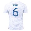 2022 Paul Pogba #6 France Away Jersey