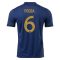 2022 Paul Pogba #6 France Home Jersey